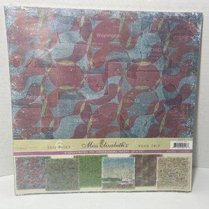 Scrapbook Paper 12 x 12 6 Pack Road Trip Miss Elizabeth's